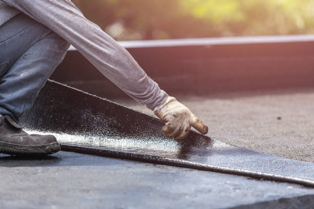 Professional Waterproofing technician working in Peru, IN